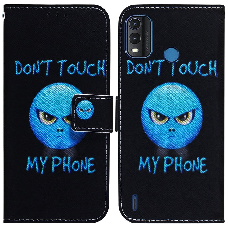 Coloured Drawing Leather Phone Case, For Nokia G11 Plus, For OPPO A57 2022 4G