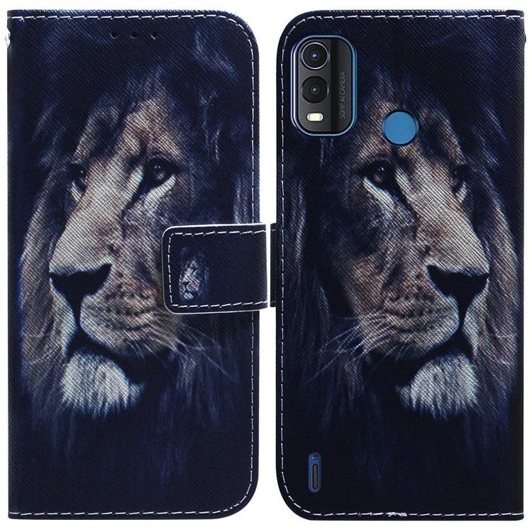 Coloured Drawing Leather Phone Case, For Nokia G11 Plus, For OPPO A57 2022 4G