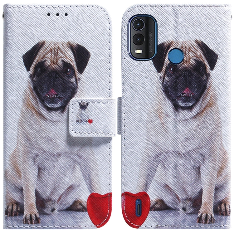 Coloured Drawing Leather Phone Case, For Nokia G11 Plus, For OPPO A57 2022 4G