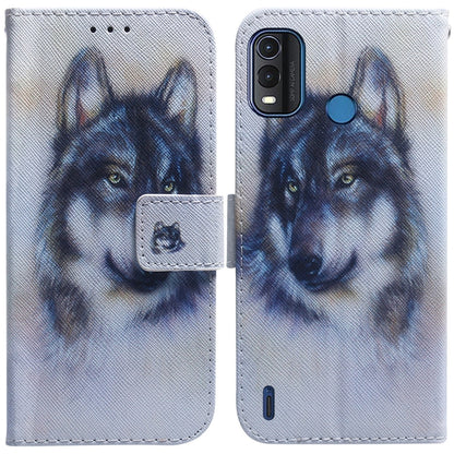 Coloured Drawing Leather Phone Case, For Nokia G11 Plus, For OPPO A57 2022 4G