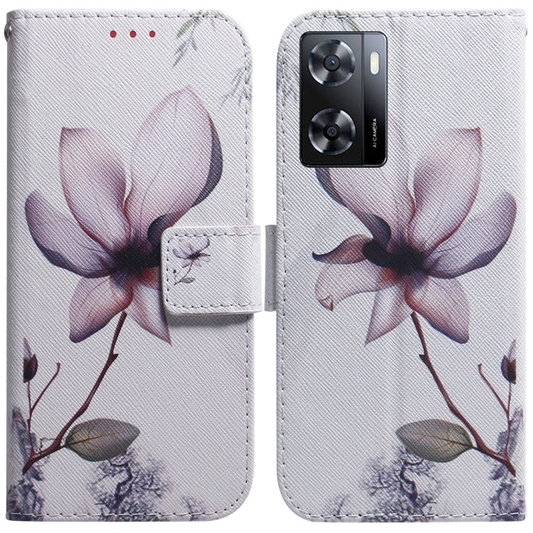 Coloured Drawing Leather Phone Case, For Nokia G11 Plus, For OPPO A57 2022 4G