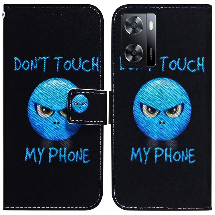 Coloured Drawing Leather Phone Case, For Nokia G11 Plus, For OPPO A57 2022 4G