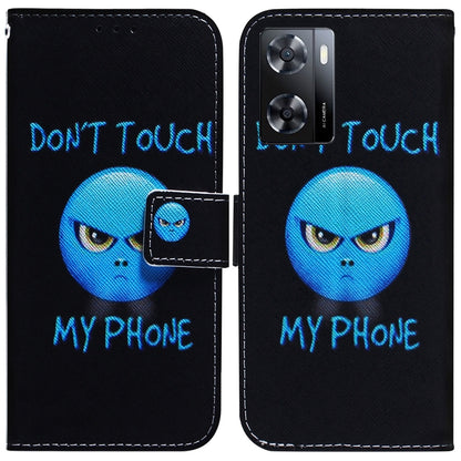 Coloured Drawing Leather Phone Case, For Nokia G11 Plus, For OPPO A57 2022 4G