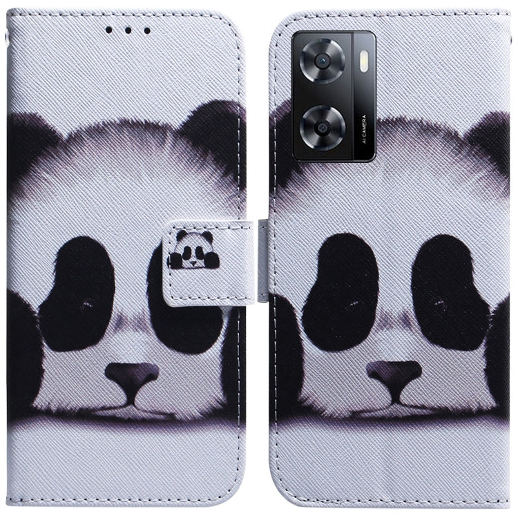 Coloured Drawing Leather Phone Case, For Nokia G11 Plus, For OPPO A57 2022 4G