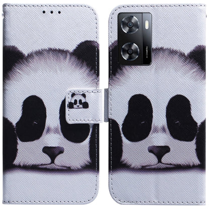 Coloured Drawing Leather Phone Case, For Nokia G11 Plus, For OPPO A57 2022 4G