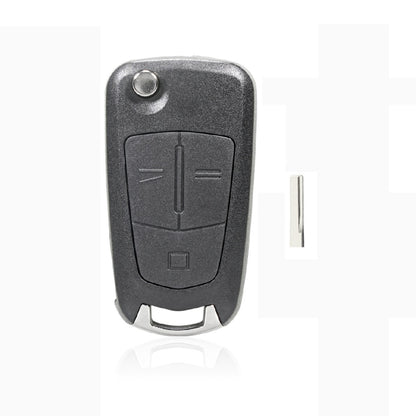 For Opel Car Foldable Blade Key Case with Screw Hole, 2-button HU100 without Slot, 3-button HU100 without Slot, 3-button HU43 Milling Embryo