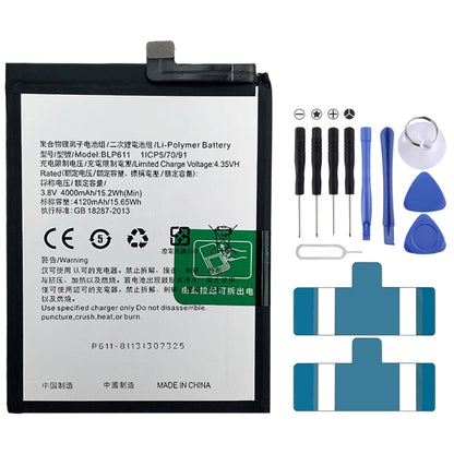 BLP855 4500 mAh Li-Polymer Battery Replacement For OPPO Reno6 Pro 5G / K9 Pro, BLP595, BLP603, BLP599, BLP611, BLP609, BLP621, BLP623, BLP635, BLP643, BLP639, BLP645, BLP631, BLP649, BLP663, BLP651, BLP661, BLP671, BLP673, BLP683, BLP689, BLP709, BLP70...