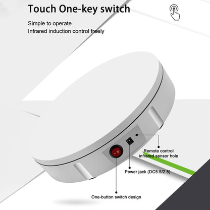 60cm Charging Rotating Display Stand Video Shooting Turntable, Load: 100kg, 60cm, Charging Power, US Plug, 60cm, Charging Power, EU Plug, 60cm, Charging Power, UK Plug, 60cm, Charging Power, AU Plug