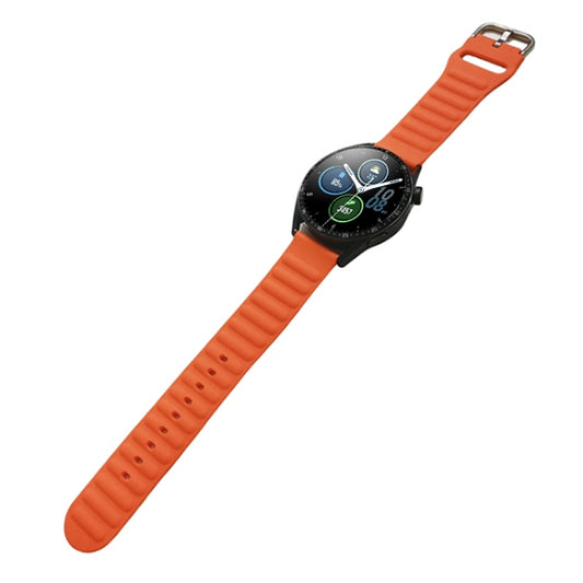 Universal Single Color Silicone Watch Band, 18mm, 20mm, 22mm