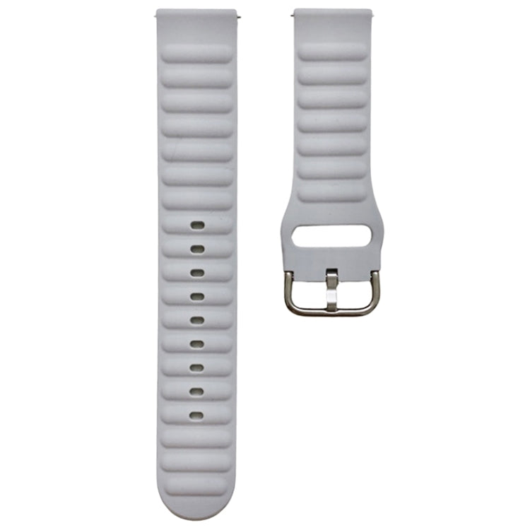 Universal Single Color Silicone Watch Band, 18mm, 20mm, 22mm