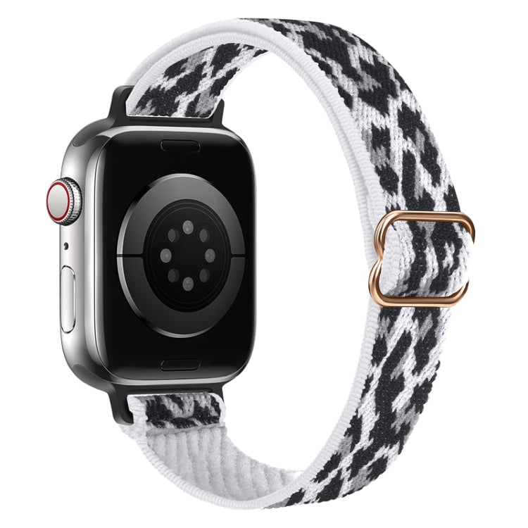 Small Waist Nylon Watch Band For Apple Watch Series, 7 45mm / 6&SE&5&4 44mm / 3&2&1 42mm, 7 41mm / 6&SE&5&4 40mm / 3&2&1 38mm
