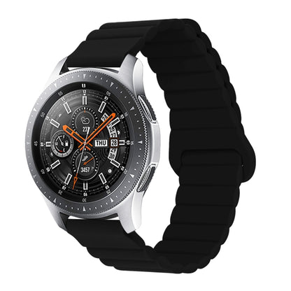 For Xiaomi Haylou RT / RT2 / GST / GS / RS3 Universal Reverse Buckle Magnetic Silicone Watch Band