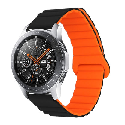 For Xiaomi Haylou RT / RT2 / GST / GS / RS3 Universal Reverse Buckle Magnetic Silicone Watch Band