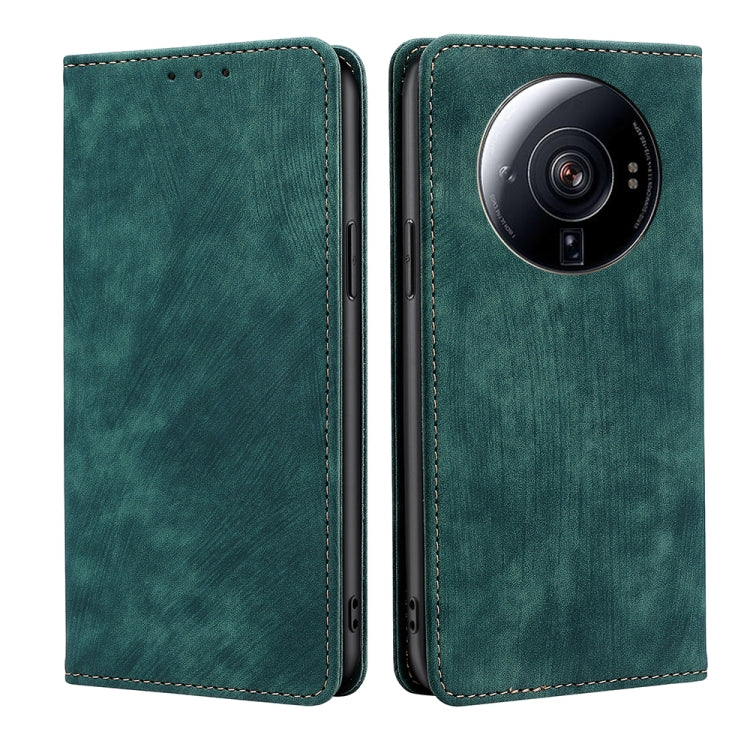 RFID Anti-theft Brush Magnetic Leather Phone Case, For Xiaomi Redmi Note 10 JE  Japan, For Xiaomi 12, For Xiaomi 12S Ultra, For Xiaomi Poco C40, For Xiaomi Poco M4 5G, For OnePlus Nord CE 2 5G
