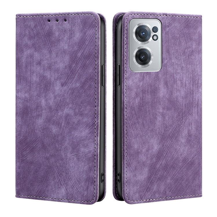 RFID Anti-theft Brush Magnetic Leather Phone Case, For Xiaomi Redmi Note 10 JE  Japan, For Xiaomi 12, For Xiaomi 12S Ultra, For Xiaomi Poco C40, For Xiaomi Poco M4 5G, For OnePlus Nord CE 2 5G