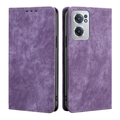 RFID Anti-theft Brush Magnetic Leather Phone Case, For Xiaomi Redmi Note 10 JE  Japan, For Xiaomi 12, For Xiaomi 12S Ultra, For Xiaomi Poco C40, For Xiaomi Poco M4 5G, For OnePlus Nord CE 2 5G