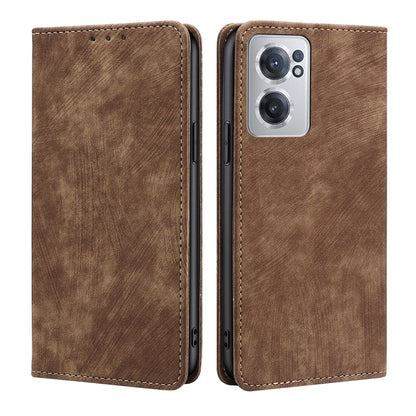 RFID Anti-theft Brush Magnetic Leather Phone Case, For Xiaomi Redmi Note 10 JE  Japan, For Xiaomi 12, For Xiaomi 12S Ultra, For Xiaomi Poco C40, For Xiaomi Poco M4 5G, For OnePlus Nord CE 2 5G