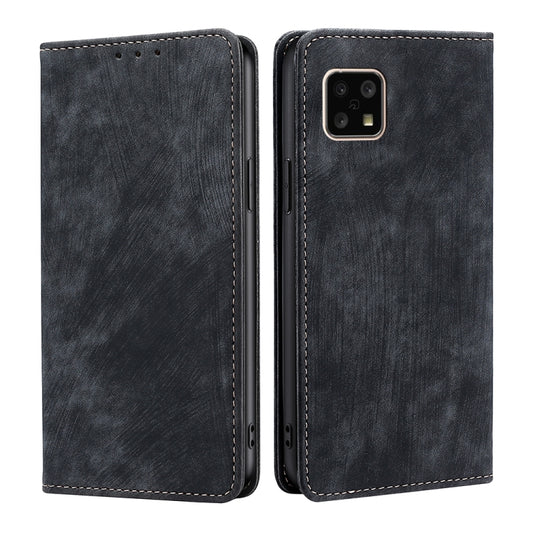 RFID Anti-theft Brush Magnetic Leather Phone Case, For TCL 30 5G/30+ 5G, For TCL 30V 5G/T781S, For Alcatel 1B 2022, For Infinix Hot 11/X662, For Infinix Smart 6, For Tecno Spark 6 GO, For Blackview A95, For Sharp Aquos Sense 4 4G/ Sense 4 5G           ...