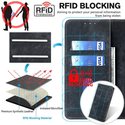 RFID Anti-theft Brush Magnetic Leather Phone Case, For TCL 30 5G/30+ 5G, For TCL 30V 5G/T781S, For Alcatel 1B 2022, For Infinix Hot 11/X662, For Infinix Smart 6, For Tecno Spark 6 GO, For Blackview A95, For Sharp Aquos Sense 4 4G/ Sense 4 5G           ...
