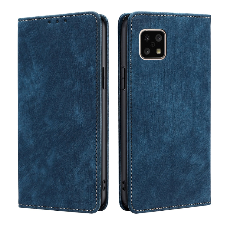 RFID Anti-theft Brush Magnetic Leather Phone Case, For TCL 30 5G/30+ 5G, For TCL 30V 5G/T781S, For Alcatel 1B 2022, For Infinix Hot 11/X662, For Infinix Smart 6, For Tecno Spark 6 GO, For Blackview A95, For Sharp Aquos Sense 4 4G/ Sense 4 5G           ...