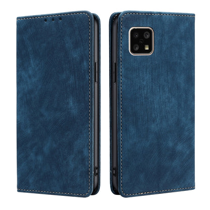 RFID Anti-theft Brush Magnetic Leather Phone Case, For TCL 30 5G/30+ 5G, For TCL 30V 5G/T781S, For Alcatel 1B 2022, For Infinix Hot 11/X662, For Infinix Smart 6, For Tecno Spark 6 GO, For Blackview A95, For Sharp Aquos Sense 4 4G/ Sense 4 5G           ...