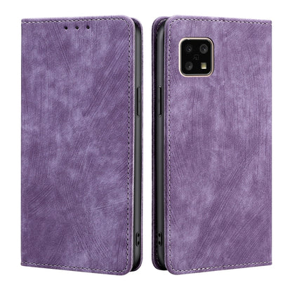 RFID Anti-theft Brush Magnetic Leather Phone Case, For TCL 30 5G/30+ 5G, For TCL 30V 5G/T781S, For Alcatel 1B 2022, For Infinix Hot 11/X662, For Infinix Smart 6, For Tecno Spark 6 GO, For Blackview A95, For Sharp Aquos Sense 4 4G/ Sense 4 5G           ...