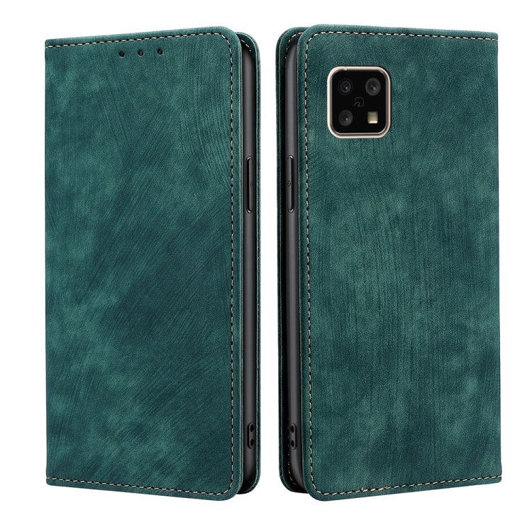 RFID Anti-theft Brush Magnetic Leather Phone Case, For TCL 30 5G/30+ 5G, For TCL 30V 5G/T781S, For Alcatel 1B 2022, For Infinix Hot 11/X662, For Infinix Smart 6, For Tecno Spark 6 GO, For Blackview A95, For Sharp Aquos Sense 4 4G/ Sense 4 5G           ...