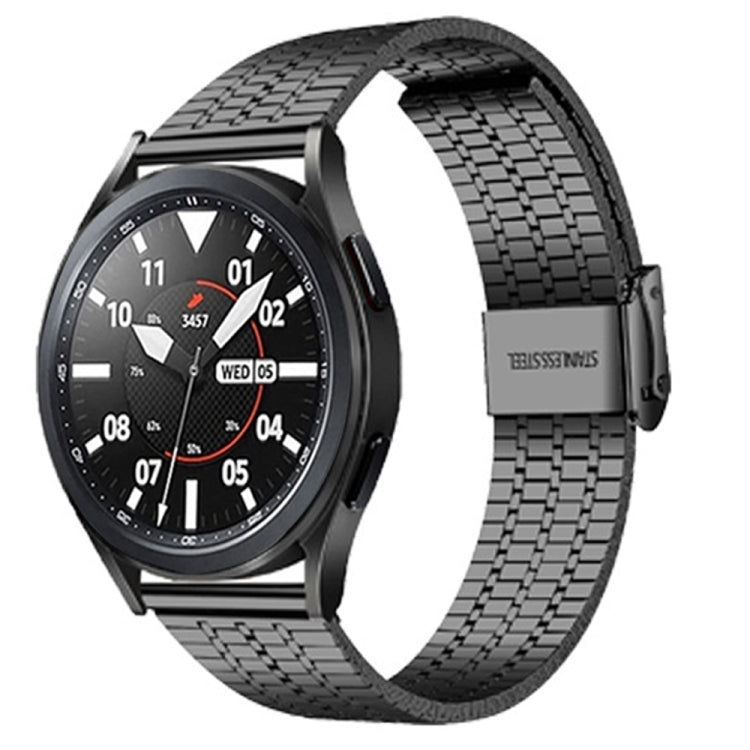 22mm Universal Seven-bead Stainless Steel Watch Band, 22mm
