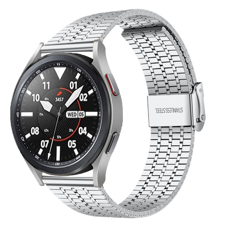 22mm Universal Seven-bead Stainless Steel Watch Band, 22mm
