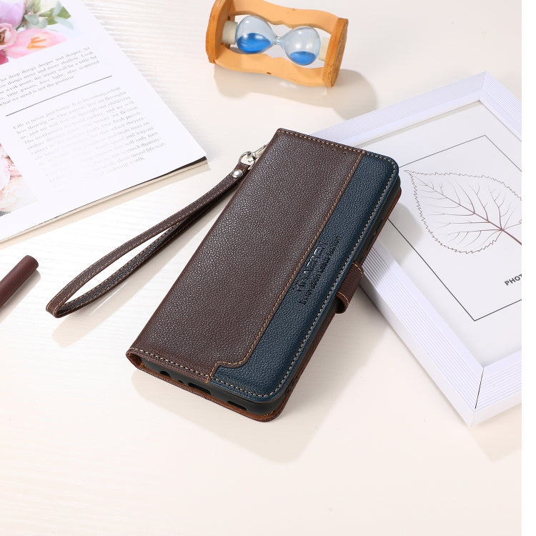 KHAZNEH Litchi Texture Leather RFID Phone Case, For Nothing Phone 1