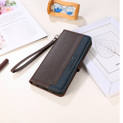 KHAZNEH Litchi Texture Leather RFID Phone Case, For Nothing Phone 1