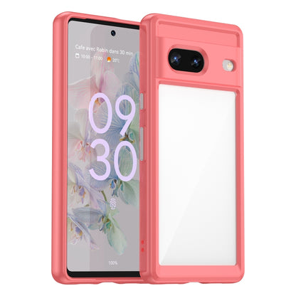 Colorful Series Acrylic + TPU Phone Case, For Google Pixel 7 5G, For Google Pixel 7 Pro 5G