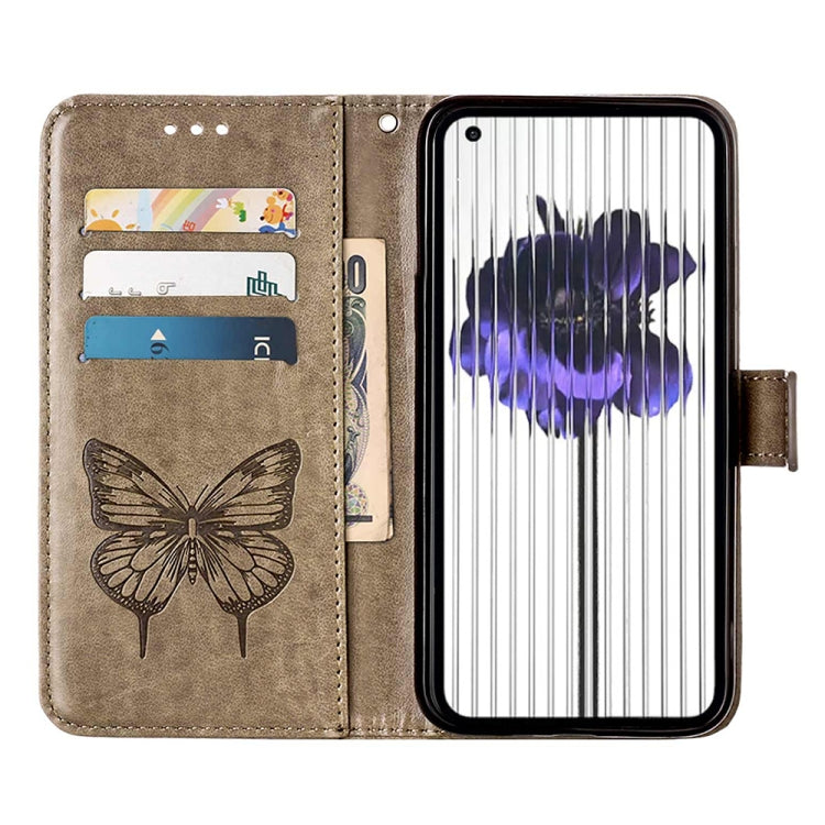 Embossed Butterfly Leather Phone Case, For Nothing Phone 1
