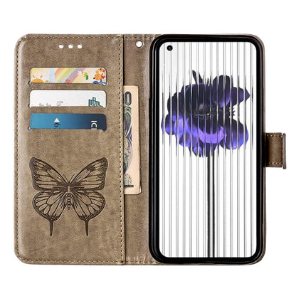Embossed Butterfly Leather Phone Case, For Nothing Phone 1