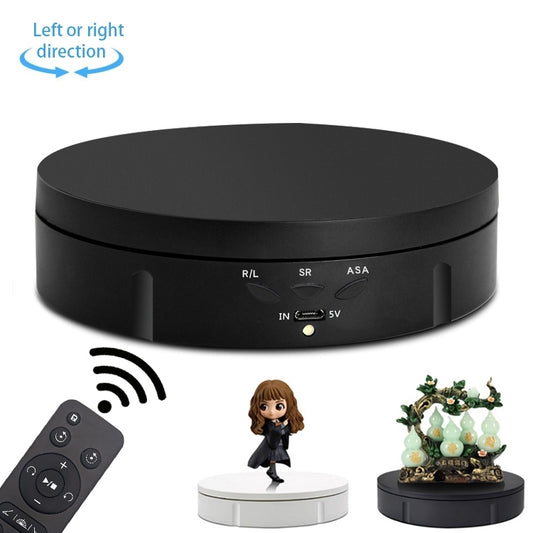 USB Electric Rotating Turntable Display Stand, Load: 10kg, 14.6cm Remote, 14.6cm Remote Mirror