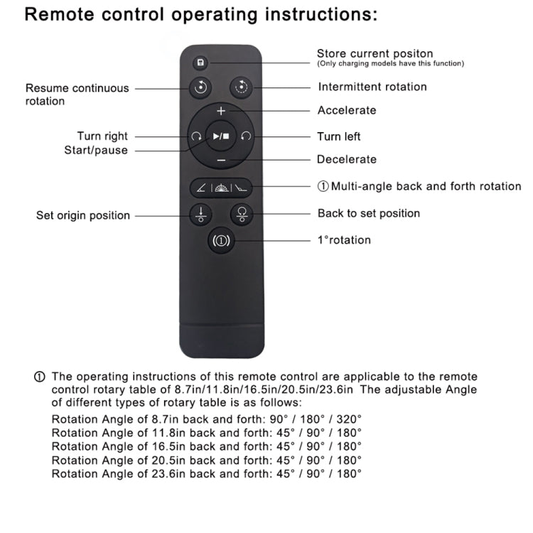 USB Electric Rotating Turntable Display Stand, Load: 10kg, 14.6cm Remote, 14.6cm Remote Mirror