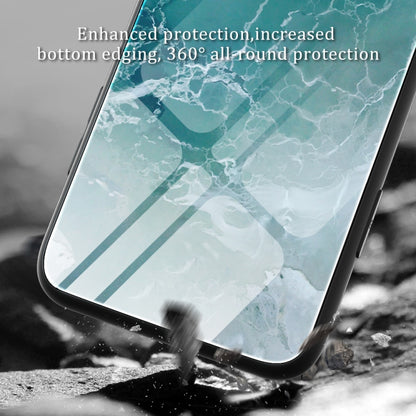 Marble Pattern Glass Protective Phone Case, For Samsung Galaxy A12 5G, For Samsung Galaxy A20e, For Samsung Galaxy A52, For Samsung Galaxy A53, For Samsung Galaxy M32, For Samsung Galaxy M52 5G, For Samsung Galaxy S21 5G, For Samsung Galaxy S22+ 5G    ...