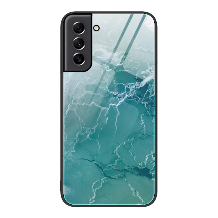 Marble Pattern Glass Protective Phone Case, For Samsung Galaxy A12 5G, For Samsung Galaxy A20e, For Samsung Galaxy A52, For Samsung Galaxy A53, For Samsung Galaxy M32, For Samsung Galaxy M52 5G, For Samsung Galaxy S21 5G, For Samsung Galaxy S22+ 5G    ...