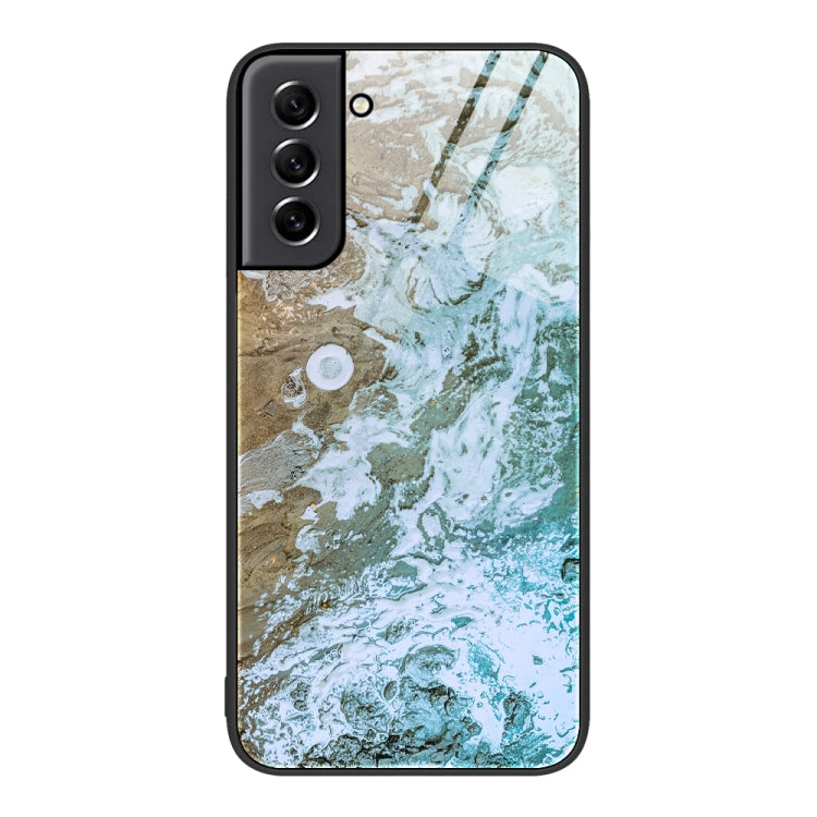 Marble Pattern Glass Protective Phone Case, For Samsung Galaxy A12 5G, For Samsung Galaxy A20e, For Samsung Galaxy A52, For Samsung Galaxy A53, For Samsung Galaxy M32, For Samsung Galaxy M52 5G, For Samsung Galaxy S21 5G, For Samsung Galaxy S22+ 5G    ...