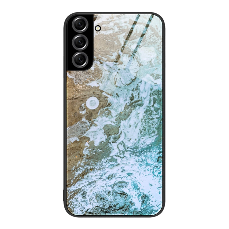 Marble Pattern Glass Protective Phone Case, For Samsung Galaxy A12 5G, For Samsung Galaxy A20e, For Samsung Galaxy A52, For Samsung Galaxy A53, For Samsung Galaxy M32, For Samsung Galaxy M52 5G, For Samsung Galaxy S21 5G, For Samsung Galaxy S22+ 5G    ...