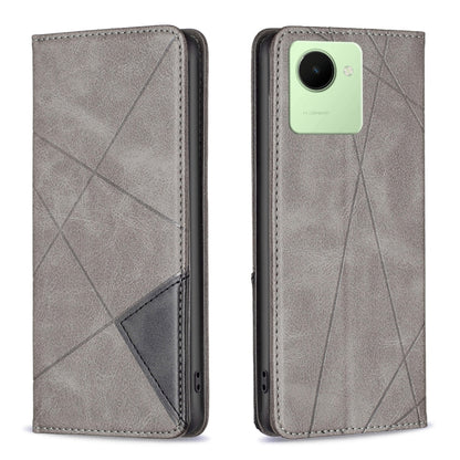 Prismatic Invisible Magnetic Leather Phone Case, For Motorola Moto G42 4G, For Motorola Moto G62, For Nothing Phone 1, For OPPO A57 4G, For Realme C30