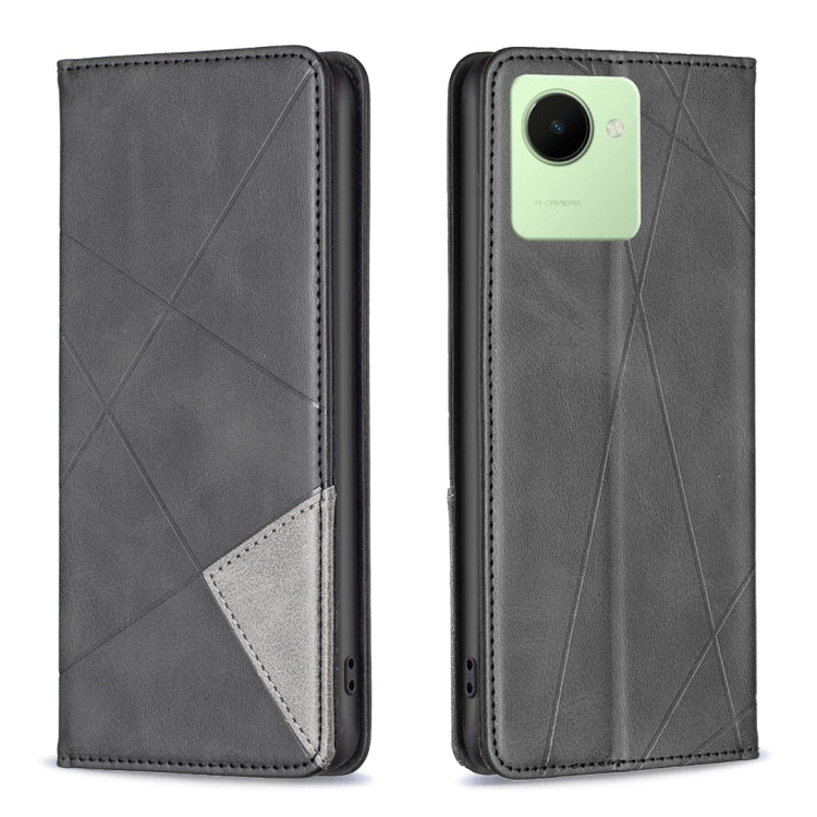 Prismatic Invisible Magnetic Leather Phone Case, For Motorola Moto G42 4G, For Motorola Moto G62, For Nothing Phone 1, For OPPO A57 4G, For Realme C30