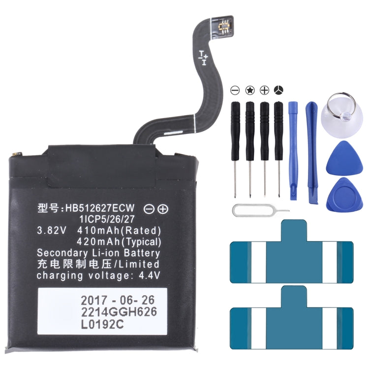 220mAh PL402022H Li-Polymer-Akku-Ersatz für Huami Amazfit GTS 2/GTS 2 Mini A2010, 380mAh EB-BR760ABE, 236mAh EB-BR500ABU, 340mAh EB-BR820ABY, 472mAh EB-BR800ABU, 247mAh EB-BR830ABY, 270mAh EB-BR170ABU, 250mAh EB-BR720ABE, 330mAh EB-BR840ABY   ...