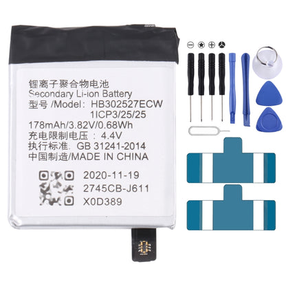 220mAh PL402022H Li-Polymer-Akku-Ersatz für Huami Amazfit GTS 2/GTS 2 Mini A2010, 380mAh EB-BR760ABE, 236mAh EB-BR500ABU, 340mAh EB-BR820ABY, 472mAh EB-BR800ABU, 247mAh EB-BR830ABY, 270mAh EB-BR170ABU, 250mAh EB-BR720ABE, 330mAh EB-BR840ABY   ...