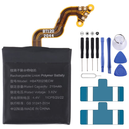 220mAh PL402022H Li-Polymer-Akku-Ersatz für Huami Amazfit GTS 2/GTS 2 Mini A2010, 380mAh EB-BR760ABE, 236mAh EB-BR500ABU, 340mAh EB-BR820ABY, 472mAh EB-BR800ABU, 247mAh EB-BR830ABY, 270mAh EB-BR170ABU, 250mAh EB-BR720ABE, 330mAh EB-BR840ABY   ...