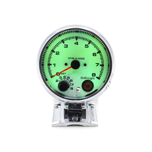 Tachymètre de voiture modifié 7 couleurs d'éclairage de fond 0-8000 tr/min pour moteurs 4/6/8 cylindres, tachymètre 7 couleurs d'éclairage de fond