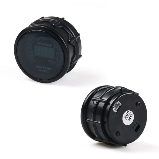 Jauge analogique numérique universelle 12V 52mm de rapport air/carburant AFR pour voiture, jauge de rapport air/carburant