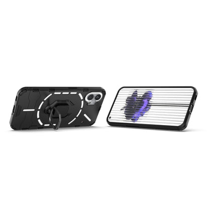 PC + TPU Shockproof Protective Phone Case with Magnetic Ring Holder, For Nothing Phone 1