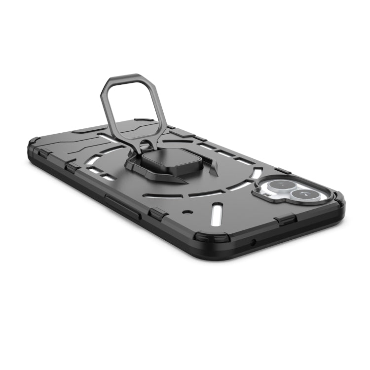 PC + TPU Shockproof Protective Phone Case with Magnetic Ring Holder, For Nothing Phone 1