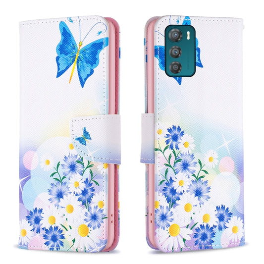 Colored Drawing Pattern Leather Phone Case, For Motorola Moto G42 4G, For Motorola Moto G62, For Nothing Phone 1, For OPPO A57 4G, For Realme C30